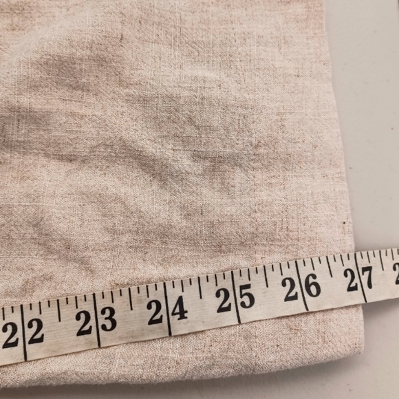 Chico's Wide Leg Lagenlook Coastal Grandma Linen Blend Ankle Pull On Pants - Picture 8 of 9